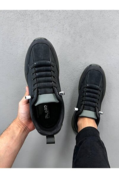 ALOGO Sneakers Unisex Slip-On cu Șireturi Elastice, Comozi și Ușor