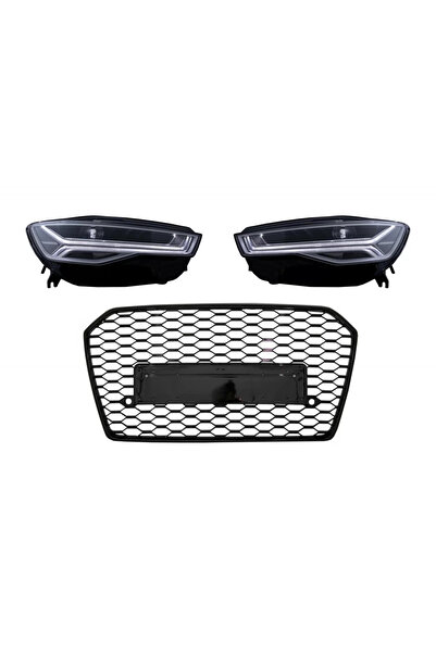 tuningset Μπροστινή Μάσκα με Πλήρως LED Προβολείς και Δυναμικά Φλας Παρακολού...