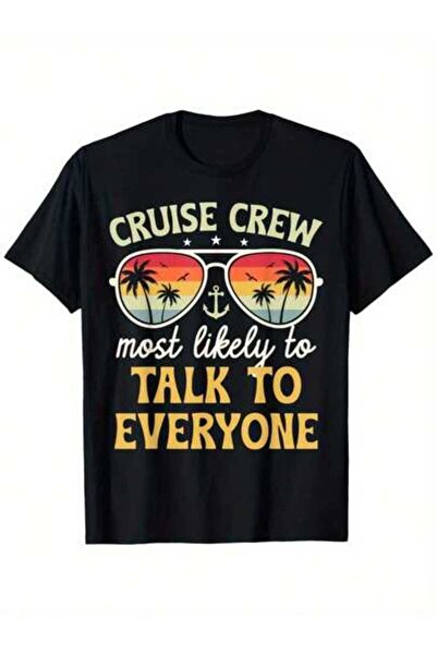 NOURAM Most Likely Talk To Everyone Matching Family 2026 Graphic T-Shirt - Re...