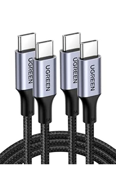 GENERAL كابل شحن سريع مضفر من USB-C إلى USB-C بقوة 100 وات من UGREEN جديد | ش...