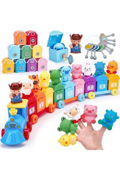 GENERAL لعبة قفل ومفتاح من سوفام، مصنوعة من ABS، للجنسين من عمر سنتين. بتعليم...