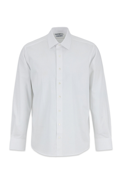 Kiğılı Long Sleeve Regular Fit Non Iron 100% Cotton Classic Shirt