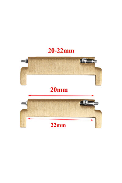 Choice15 Gold-20mm-22mm 1 Pair Watch Strap Adapter Watch Accessories18mm To 2...
