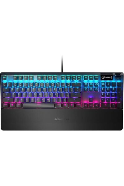 SteelSeries Apex 5 - Hybrid Mechanical Gaming Keyboard - Per-Key RGB Illumina...