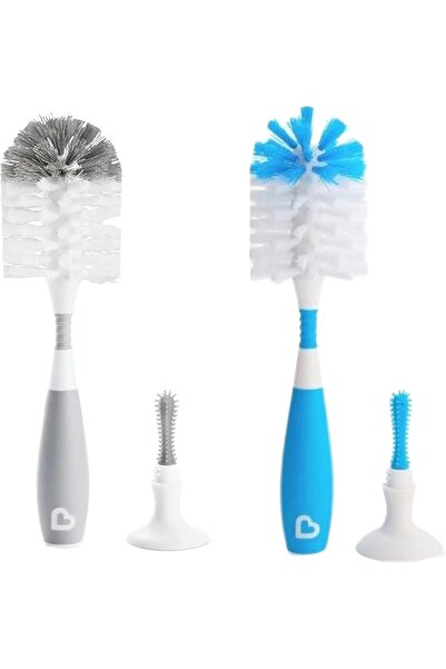 Munchkin Premium Brush for Cleaning Baby Bottle and Nipple with Embossed Text...