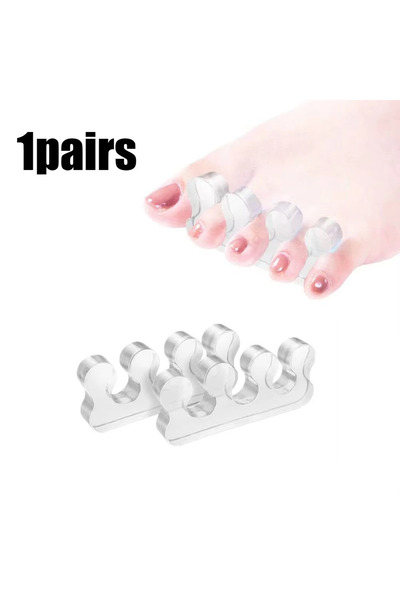Choice13 1pairs White 1/2Pairs Toe Separators For Bunion & Nail Polish - Pedi...