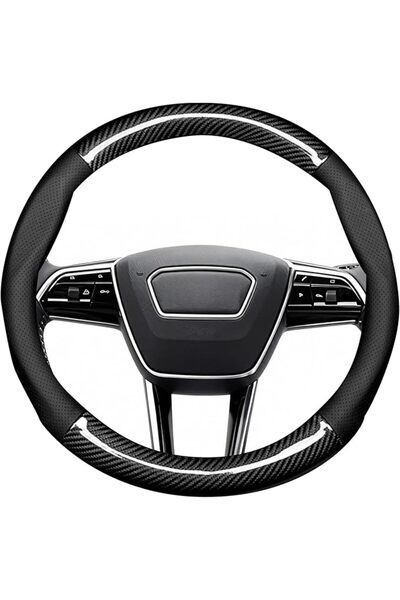 GENERAL Rieth Shore Car Steering Wheel Cover Ultra-Thin Non-Deformable Leathe...