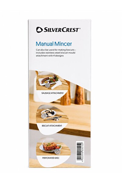 Generic Brand Ръчна месомелачка SilverCrest – за месо, зеленчуци, тесто и кол...