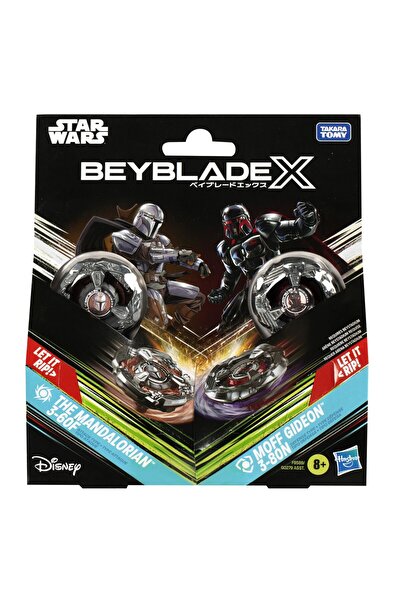 Hasbro BEYBLADE X STAR WARS PACK DUO THE MANDALORIAN 3-60F SI MOFF GIDEON 3-80N