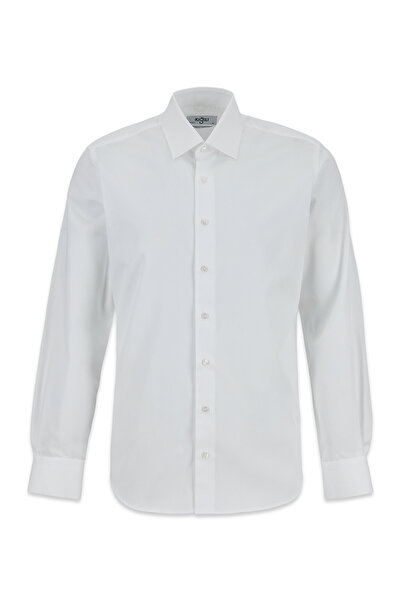 Kiğılı Long Sleeve Muscle Fit Non Iron Classic 100% Cotton Shirt