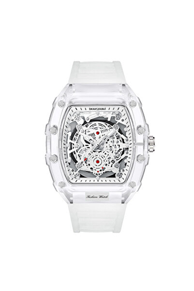 Choice WHITE Fashionable Casual Men's Watches Luminous Calendar Function Sili...