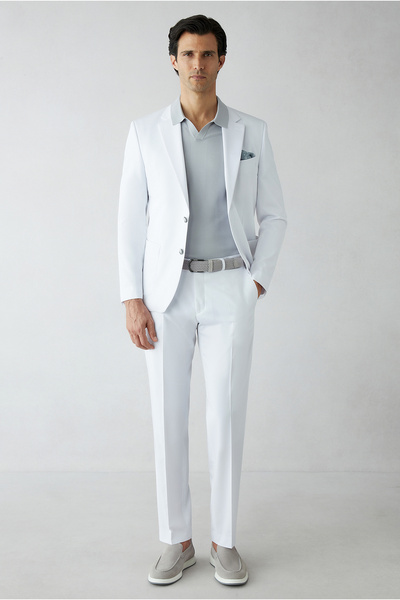Kiğılı 7 Drop Slim Fit Slim Fit Mono Collar Lycra Sports Suit with Pocket
