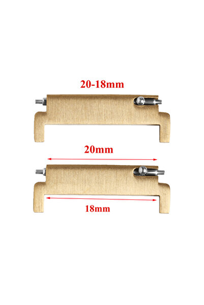 Choice17 Gold-20mm-18mm 1 Pair Watch Strap Adapter Watch Accessories18mm To 2...