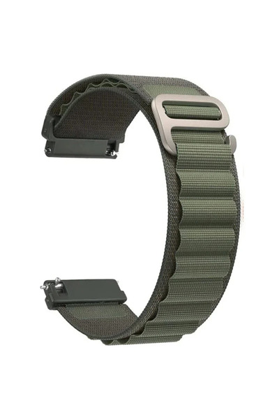 Choice5 20mm watchband 3. Army green Nylon loop Strap for Watch 7 6 4 5 Pro C...