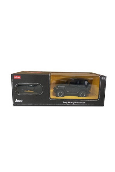 Rastar ΤΗΛΕΚΑΤΕΥΘΥΝΟΜΕΝΟ ΑΥΤΟΚΙΝΗΤΟ JEEP WRANGLER JL ΜΑΥΡΟ ΚΛΙΜΑΚΑ 1 ΕΩΣ 24