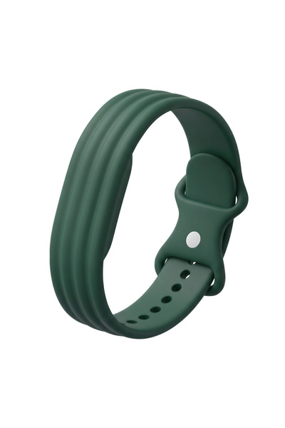 Choice18 Google Fitbit Air Green Official Sports Nylon+Silicone Loop Strap fo...