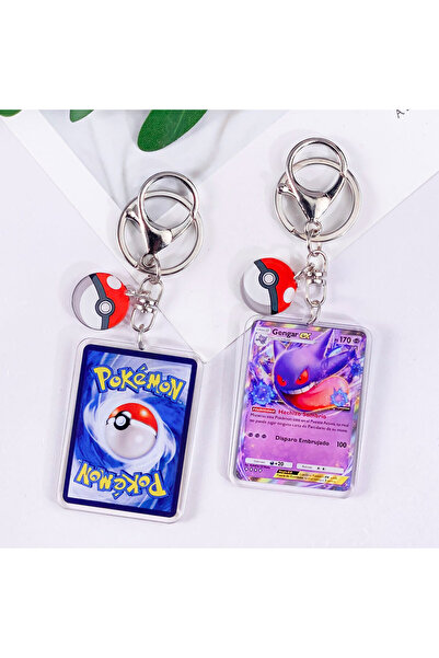 Choice31 6 cm 37 Pokémon Card Cute Acrylic Car Keychain Accessories Pikachu C...