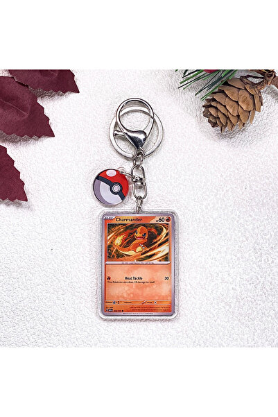 Choice41 5 cm 6 Pokémon Pikachu Bulbasaur Eevee Squirtle Cute Keychain Access...