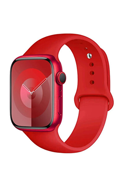 Choice1 38mm-40mm-41mm M-L 14 red Silicone Band For Watch strap 44mm 45mm 40m...