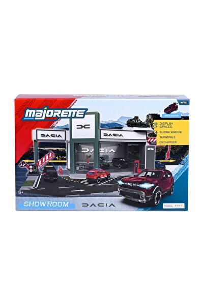 Simba ΣΕΤ MAJORETTE SHOWROOM ΑΥΤΟΚΙΝΗΤΟ DACIA ΜΕ ΠΑΡΑΘΥΡΟ ΠΕΡΙΛΑΜΒΑΝΕΤΑΙ DACI...