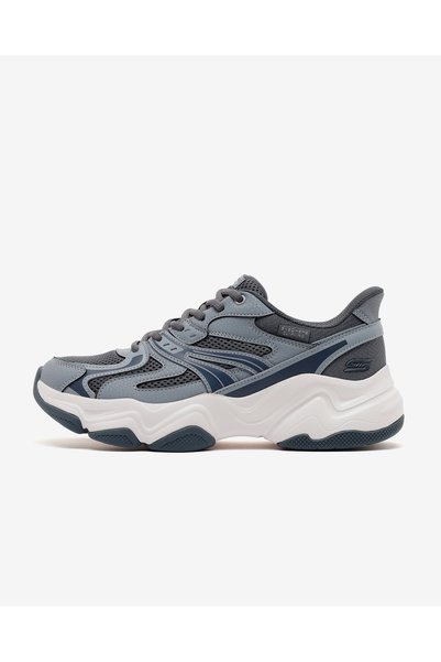 SKECHERS حذاء رياضي رمادي للرجال من BOBS DIEGO 118334 GYMT