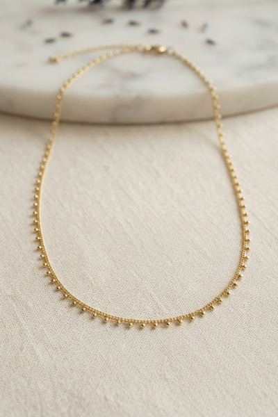 Skygo Gold Color Topçcuk Model 60 cm Women's Necklace Tj-Bko11212