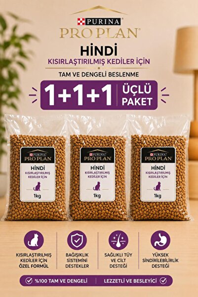 Pro Plan ProPlan Hindili Kısırlaştırılmış Kedi Maması 3KG