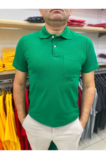 Polo Yaka Cepli Erkek T-Shirt