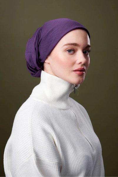 MentorAly Fashionable Cashmere Cotton Inner Cheesecloth - Comfortable and Stylish Bonnet