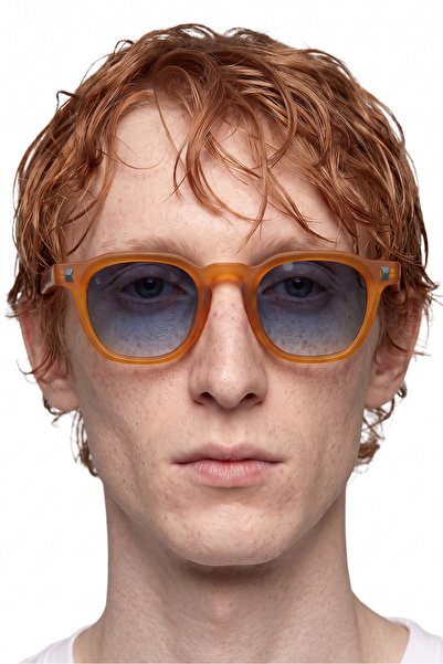 Bilge Karga Ravendor Matt Orange Blue Gradient Men's Sunglasses