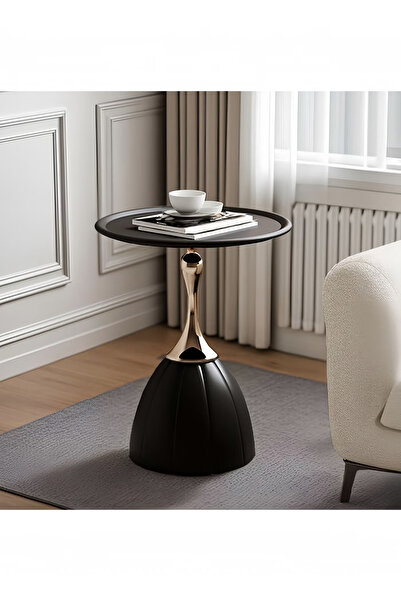 GGEROU Tray End Table, Nordic Lotus Coffee Table Living Room Sofa Side Table ...