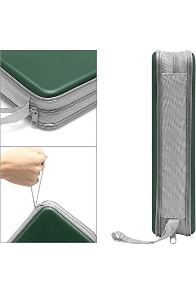GENERAL Portable 50-80 Capacity Dvd Storage Case Cd Box Organizer for Car and Travel (Orange)