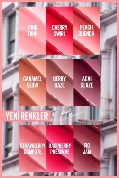 Maybelline New York Lifter Glaze Shea Yağı ve Hyalüronik Asit İçeren Nemlendirici Renkli Dudak Balmı - 13 Raspberry