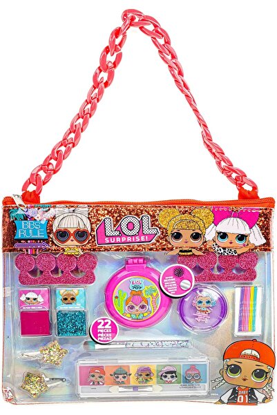 TOWNLEY GIRL L.O.L سربرايز! حقيبة مكياج مع طلاء أظافر قابل للتقشير، ظلال عيون...