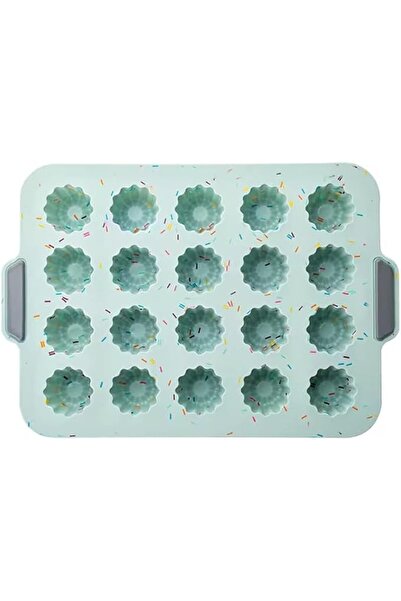 cc bin shihon Silicone Cupcake Mold with 20 Cups | Silicone Muffin Pan | Perf...