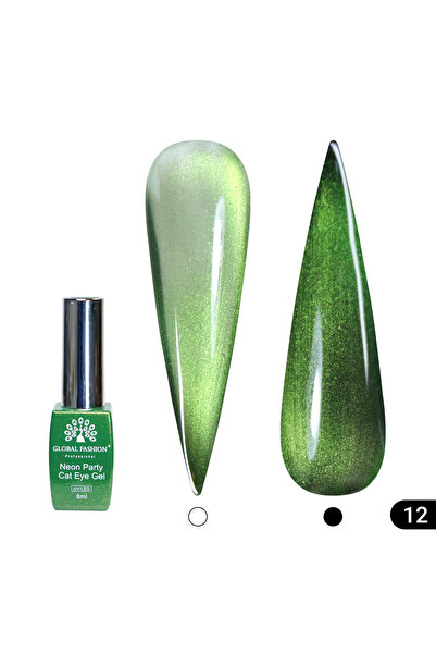 global fashion Semi-permanent nail polish Neon Party Cat Eye Global Fashion, ...