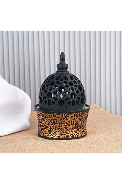 Generic Premium Arabic Calligraphy Bakhoor Burner Black – Decorative Oud & In...