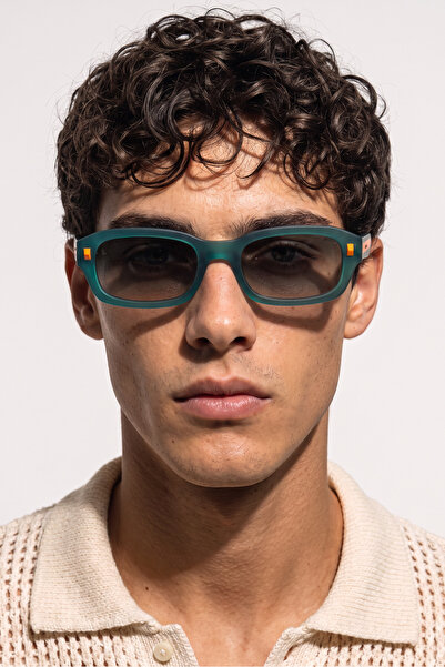Bilge Karga Zaravio Matt Green Grey Mirror Men's Sunglasses