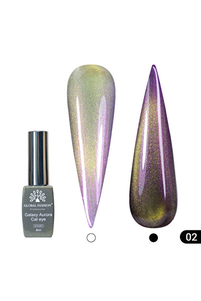 global fashion Semi-permanent nail polish Galaxy Aurora Cat Eye Global Fashio...