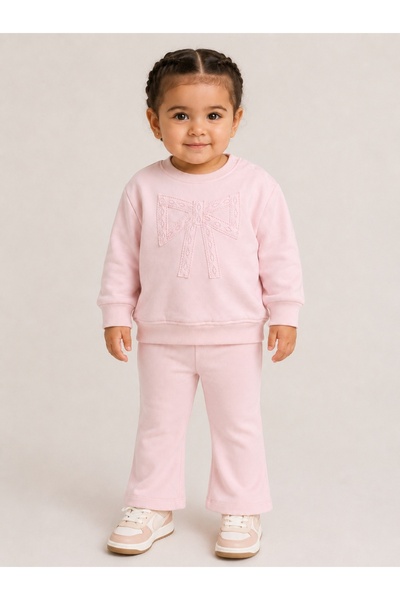 Victor and Jane Girls 2-Piece Sweatshirt & Pants Set