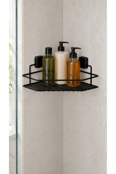 nunu home Stainless Adhesive Bathroom Shelf, Bathroom Organizer, Bathroom Storage, Shampoo Shelf