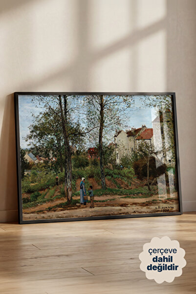 Persona Istanbul Camille Pissarro "Louveciennes Manzarası" - Sanat Posteri (Ç...