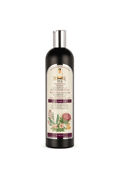 EURUS Babuszka Agafia Șampon Fortifiant cu Burdock și Propolis – Șampon Herba...