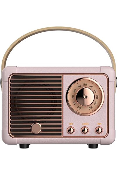 STARSTAR Retro Bluetooth speaker, portable, light blue.