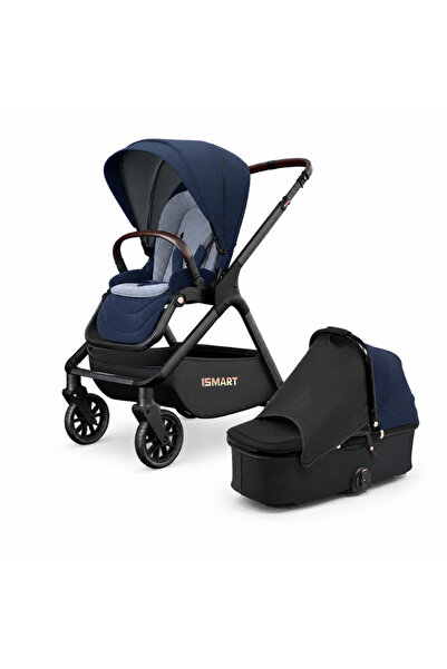 Hibobi Premium Luxury High-Landscape Reversible Baby Stroller with Bassinet, ...