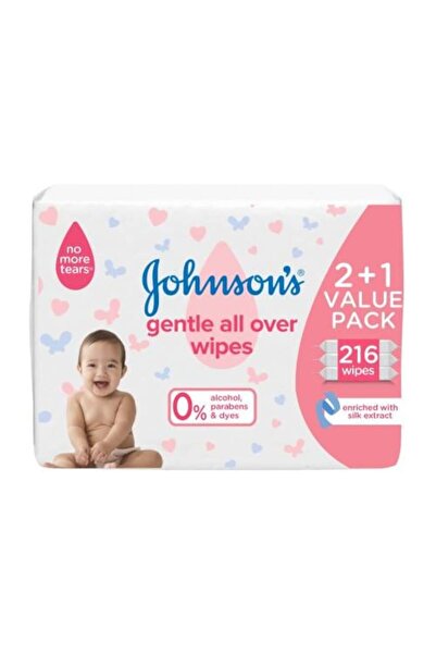 Johnson's Baby Gentle Cleansing Wipes 2+1 Free Offer Pack