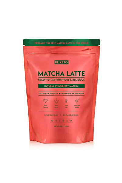 Be Keto Beketo Matcha Latte Natural Strawberry 250G