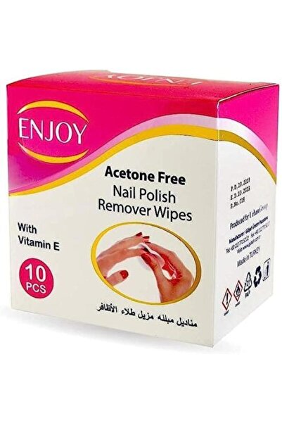 Enjoy Nail Polish Remover Wipes 10 Wipes