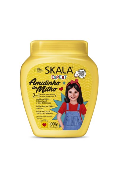 SKALA EXPERT Amido de Milho Cream for Children's Hair Care 1000 grams