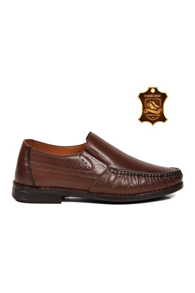 Voyager Tan Genuine Leather Men's Classic Shoes